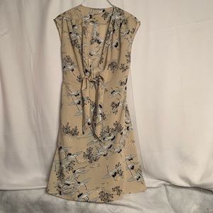 Care of You size s/m plunge tie sleeveless dress